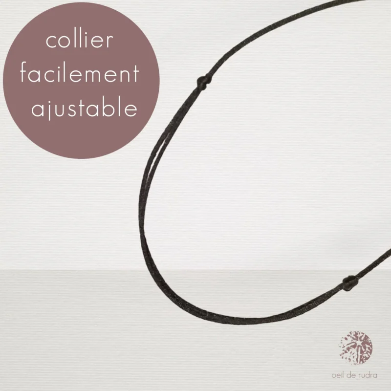 collier satiné ajustable