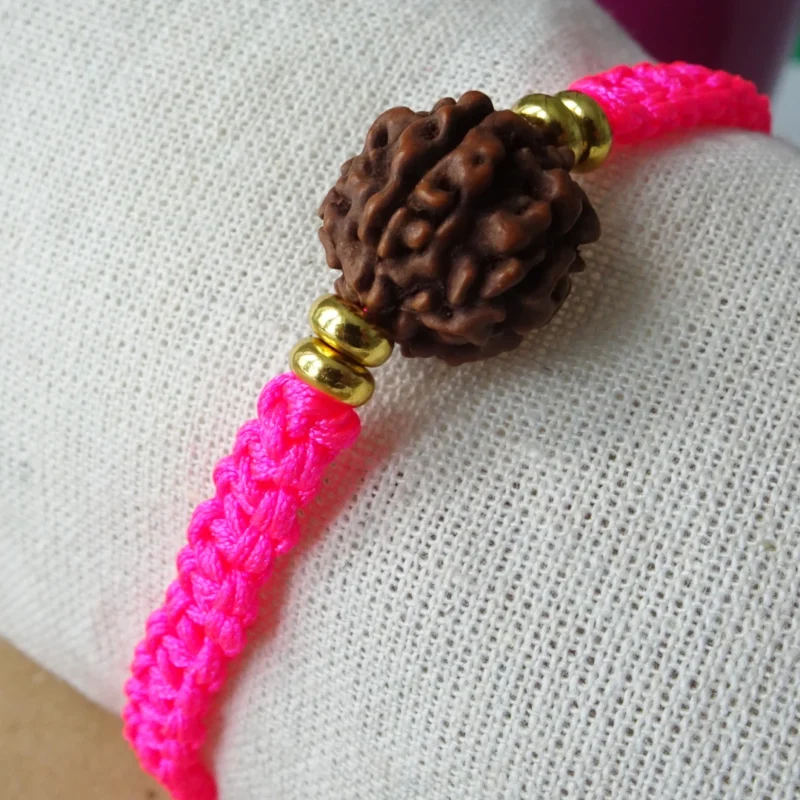 bracelet chance et prospérité avec rudraksha du népal