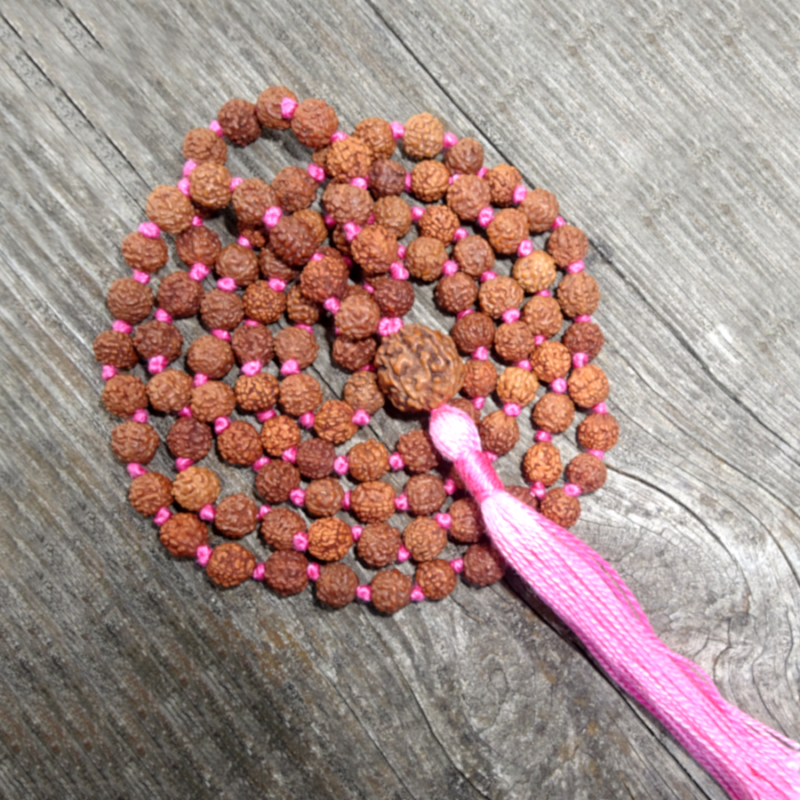 Chapelet Mala Rudraksha Radharani